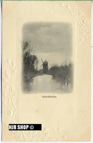 um 1910/1920 Ansichtskarte "Abendfrieden"