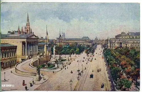 Postkarte, Wien, Ring des 12. November