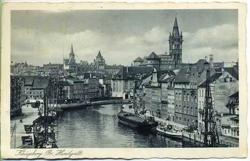 Ansichtskarte, Königsberg Pr., Hundgatt