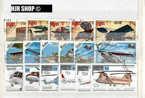 Steckkarte, Flugzeuge, Kambodscha