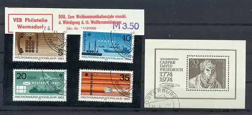 1983, 8. Febr. Weltkommunikationsjahr, Satz 2770/73