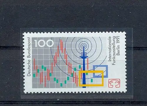 1991, 9. Juli. (IFA9 Berlin, 1553 100 **,FDC