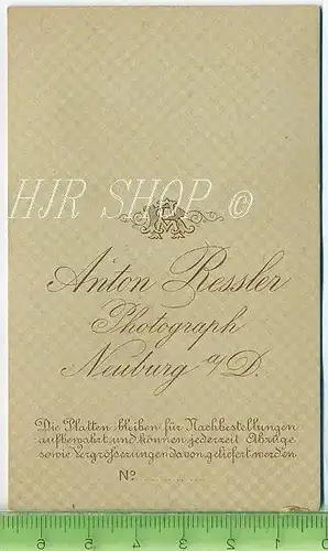 Anton Ressler, Neuburg a. D. vor 1900 kl. Format, s/w., I-II,