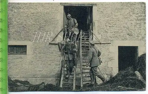 Feldpost nach Tangerhütte, Der Heuboden als Quartier