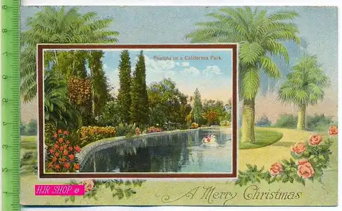 Roating in a California Park,  gel. 20.12.1920/ Reddley