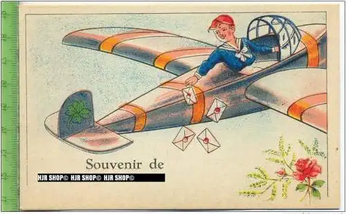 Souvenir de um 1950/1960, Ansichtskarte, ungebrauchte Karte