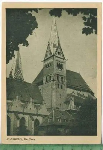 Augsburg, Der Dom Glässel-Städtekarte H/AU59, Verlag: ---------,   Postkarte, unbenutzte Karte