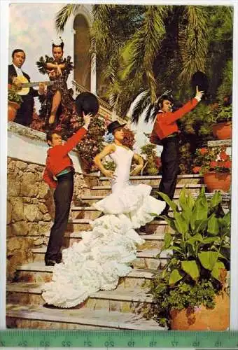 Spanische - Tänze, Verlag: ---------------, POSTKARTE, Frankatur,  Stempel,   Erhaltung: I-II,