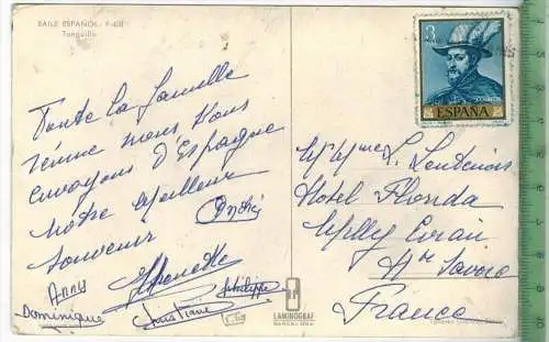 Spanische Tänze, Verlag: ---------------, POSTKARTE, Frankatur,  Stempel, Erhaltung: I-II,