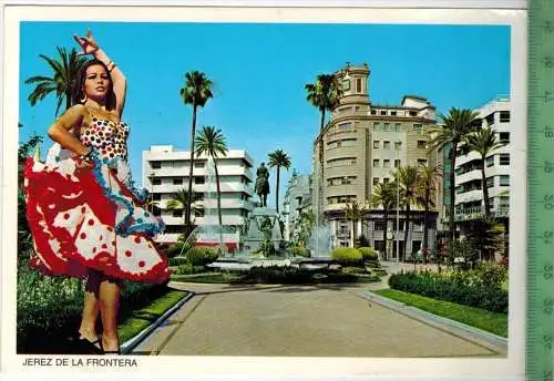 Jerez De La Frontera, Verlag: ---------------, POSTKARTE, Frankatur,  Stempel, Erhaltung: I-II,