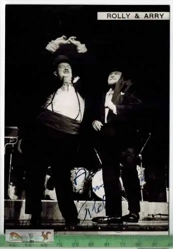Autogrammkarte , Rolly & Arry 1968--