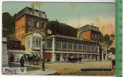 Dinant. La Gare-1916 - Verlag: -----------,FELD-  POSTKARTE ohne Frankatur, mit Stempel,  4.5.16    Erhaltung: I-II,