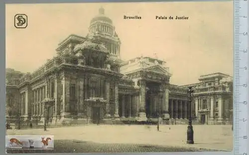 Bruxelles Palais de Justice-- Verlag: S.-D. 129, Brux., POSTKARTE, Erhaltung: I-II, unbenutzt