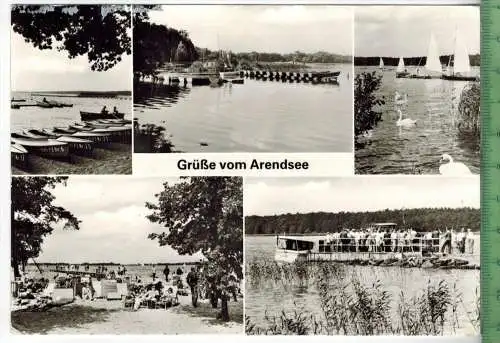 Grüße vom Arendsee, Verlag: Bild und Heimat,  POSTKARTE, Erhaltung: I-II, unbenutzt, Karte wird in Klarsichthülle
