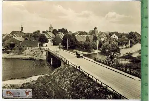 Lenzen (Elbe)-1967- Verlag: VEB Bild und Heimat, POSTKARTE mit Frankatur, mit Stempel LENZEN 2.8.67, Erhaltung: I-II,