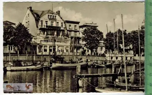 Warnemünde am alten Strom, Verlag: Walter Werner KG, Gaschwitz,  POSTKARTE, Erhaltung: I-II, unbenutzt