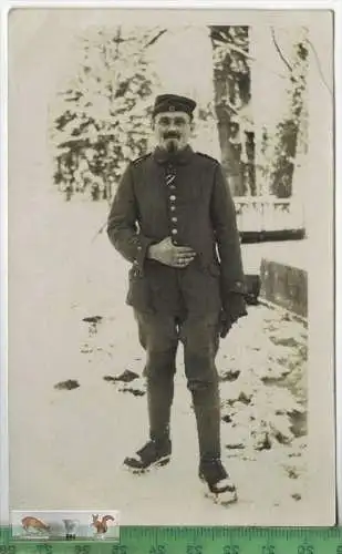Soldat – 1918 -, Verlag: ---,   POSTKARTE, Rückseite beschr., Erhaltung: I-II, unbenutzt