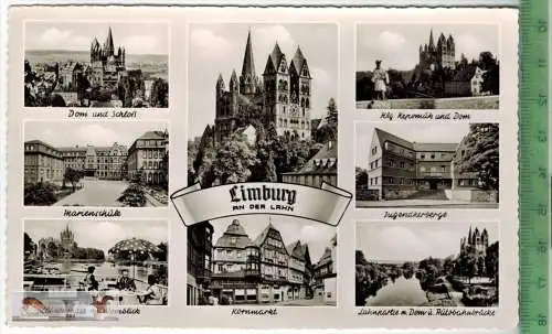 Limburg, Mehrfeldkarte, Verlag: Schöning & Co., Lübeck,  POSTKARTE, Erhaltung: I-II, unbenutzt