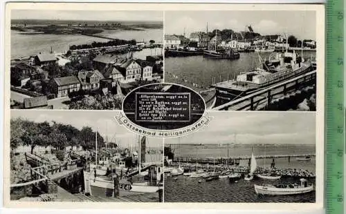 Ostseebad, Heiligenhafen -1959  - Verlag: Loose, Heiligenhafen, POSTKARTE mit Frankatur, mit  Stempel