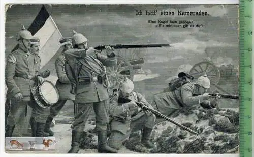 Militärkarte-19215  - Verlag: R&K Serie 2585 3, FELD- POSTKARTE ohne Frankatur, mit  Stempel, Erhaltung: II-III