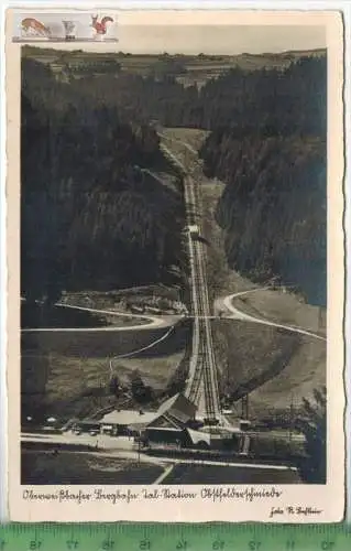 Oberweißbacher Bergbahn, Verlag: Rudolf Bechstein, Sitzendorf,  POSTKARTE, Erhaltung: I-II, unbenutzt