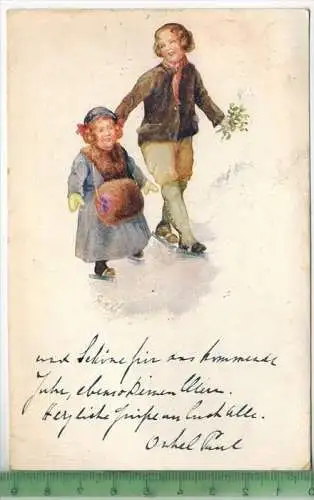 Künstler Karte, 1912, Verlag: -----------, POSTKARTE- mit Frankatur, mit  Stempel, gelaufen, Erhaltung: I-II,