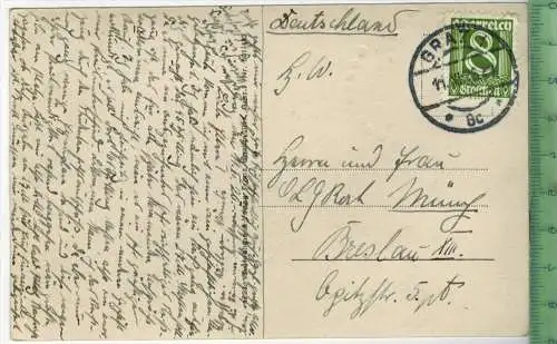 Graz, Schlossbergbahn 1926, Verlag: -----, POSTKARTE mit Frankatur,  mit  Stempel GRAZ  11.XI. 26, Erhaltung: I-II,