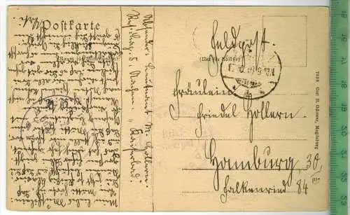 Aachen, Dom 1918, Verlag: Carl H. Odemar, Magdeburg, FELD- POST KARTE ohne Frankatur,  mit  Stempel  12.10.18