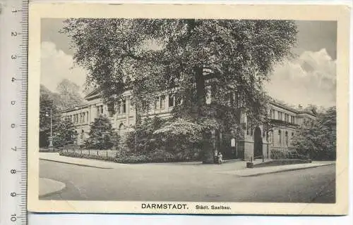 DARMSTADT, Städt. Saalbau, Verlag: Kunstverl. Wilh. Gerling,  Postkarte, Erhaltung: I-II, Karte wird in Klarsichthülle