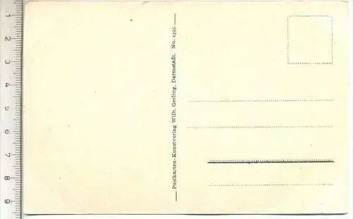DARMSTADT, Städt. Saalbau, Verlag: Kunstverl. Wilh. Gerling,  Postkarte, Erhaltung: I-II, Karte wird in Klarsichthülle