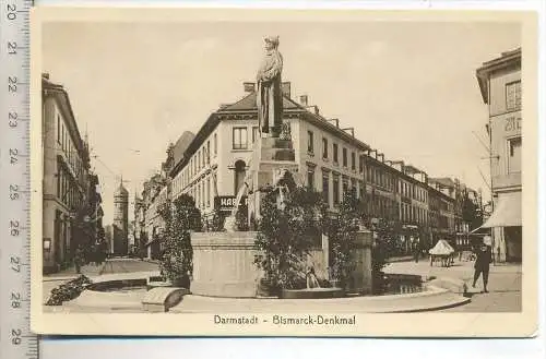 DARMSTADT, Bismarck-Denkmal, Verlag: Kunstverl.Wilh.Gerling, Postkarte, Erhaltung: I-II, Karte wird in Klarsichthülle