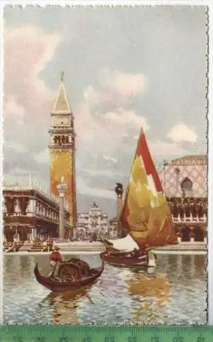 Venezia-Piazzetta S. Marco, Verlag: A. Scrocchi, Milano Nr. 4338-3, Postkarte, Erhaltung: I-II, unbenutzt,