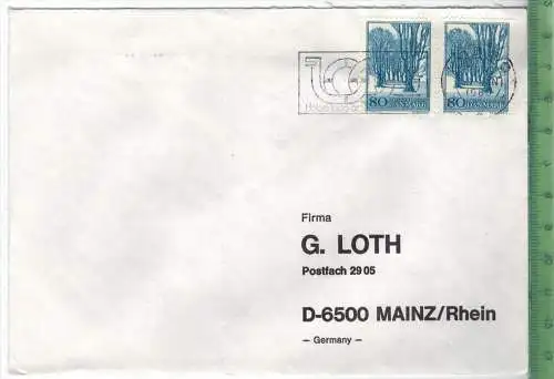 1980, Dänemark MeF, auf Brief, Brief gelaufen, 19.3.80 gestempelt, Größe: 16 x 11,5 cm, Zustand: I-II