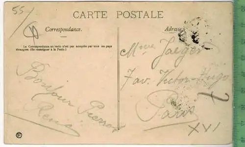 Saint-Mihiel. ; Entrèe du 25 Bataillon, 1907, Verlag: L. Robin, POSTKARTE mit Frankatur  mit Stempel, 12.10.07