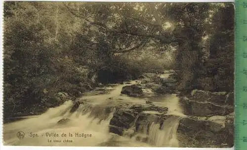 Spa.- Vallèe de la Hègnes 1917, Verlag: Ern. Thill, Bruxelles,  FELD-,Postkarte ohne Frankatur,  mit Stempel, 8.11.17