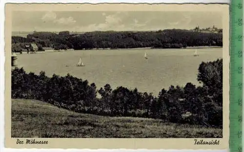 Der Möhnesee, Teilansicht Verlag: H. Düllberg, Soest, POSTKARTE Erhaltung: I-II, unbenutzt, Karte wird in Klarsichthülle