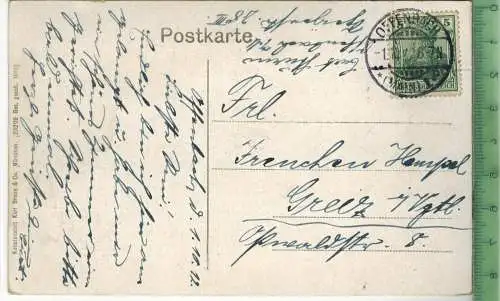 Offenbach a. Main. Marktplatz, Verlag: Karl Braun & Co., München, Postkarte