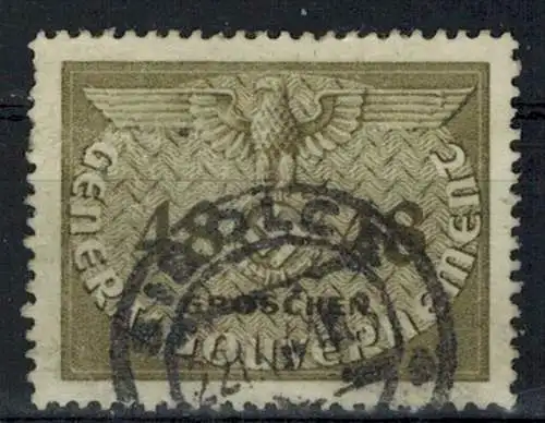 1940, Generalgouvernement, MiNr. 9 o, 48 Gr. Zustand: I-II