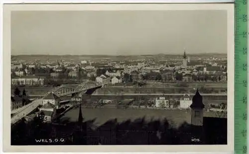 Wels Verlag: Joh. Haas, FELD- Postkarte ohne Frankatur,  mit 2 x  Stempel, Wels 31.3.38—1.4.38,  Erhaltung: I-II,