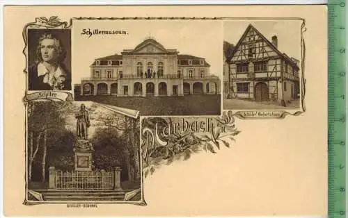 Marbach, Schillermuseum Verlag: Carl Glaser, Marbach, POSTKARTE Erhaltung: I-II, Karte wird in Klarsichthülle verschickt