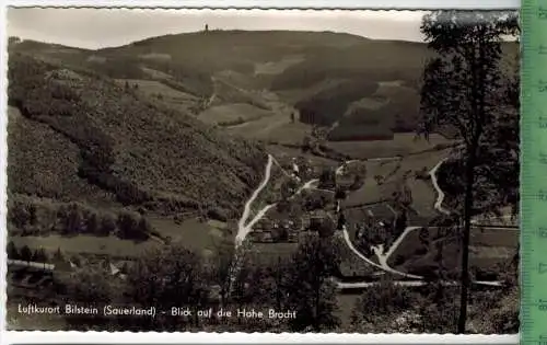 Bilstein, Blick auf die hohe Bracht, Verlag: Jupp Schmies POSTKARTE Erhaltung: I-II, Karte wird in Klarsichthülle