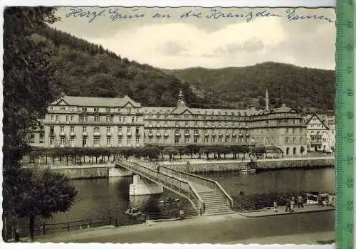 Bad Ems, Kurhaus  um 1960/1970, Verlag: Schöning & Co., Lübeck, Postkarte mit Frankatur, mit Stempel, GIESSEN-KOBLENZ,