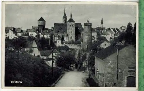 Bautzen, Alte Wasserkunst u. Michaeliskirche  um 1940/1950, Verlag: E. Wagner Söhne, Zittau ,  POSTKARTE,