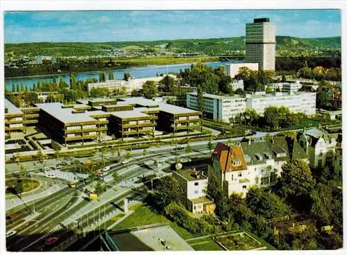 Bonn, Regierungsviertel und Bundeskanzleramt um 1980/1990 Verlag:Rahmel-Verlag GmbH,  POSTKARTE,