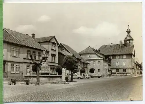 Römhild, Kr. Meiningen, Karl-Marx-Platz um 1960/1970, Verlag: Bild und Heimat-Reichenbach, POSTKARTE, Erhaltung: I-II