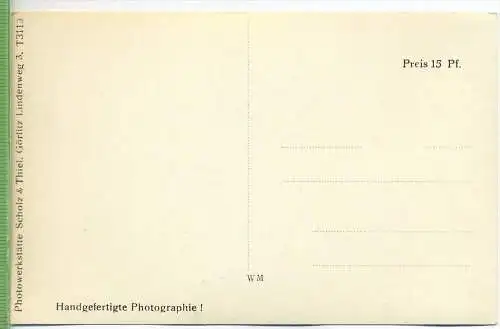 Oybin  Kreuzgang, um 1920/1930, Verlag: Scholz & Thiel, Görlitz, Postkarte, handgefertigte Photographie, Erhaltung: I-II