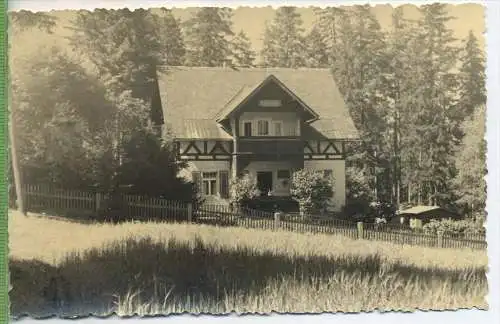 Kurort Oberbärenburg, Landhaus, Waldesruh um 1950/1960,  Verlag: Glauer Kipsdorf ,  Postkarte,  unbenutzte Karte