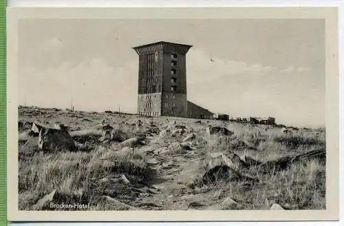 Brocken-Hotel um 1950/1960, Verlag: VEB Volkskunstverlag Reichenbach , Postkarte,  unbenutzte Karte,  Erhaltung: I-II