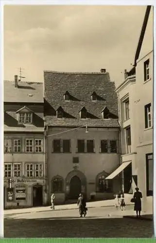 Lutherstadt Eisleben, Sterbehaus, Luther um 1950/1960, Verlag: Erhard Neubert ,  Postkarte , unbenutzte Karte