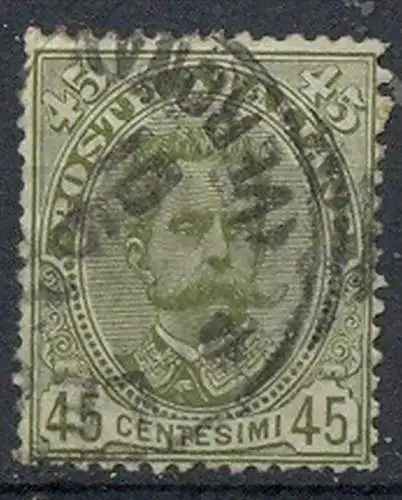 Italien,1889,König Umberto I, MiNr.51 Gest. Zustand: I-II
